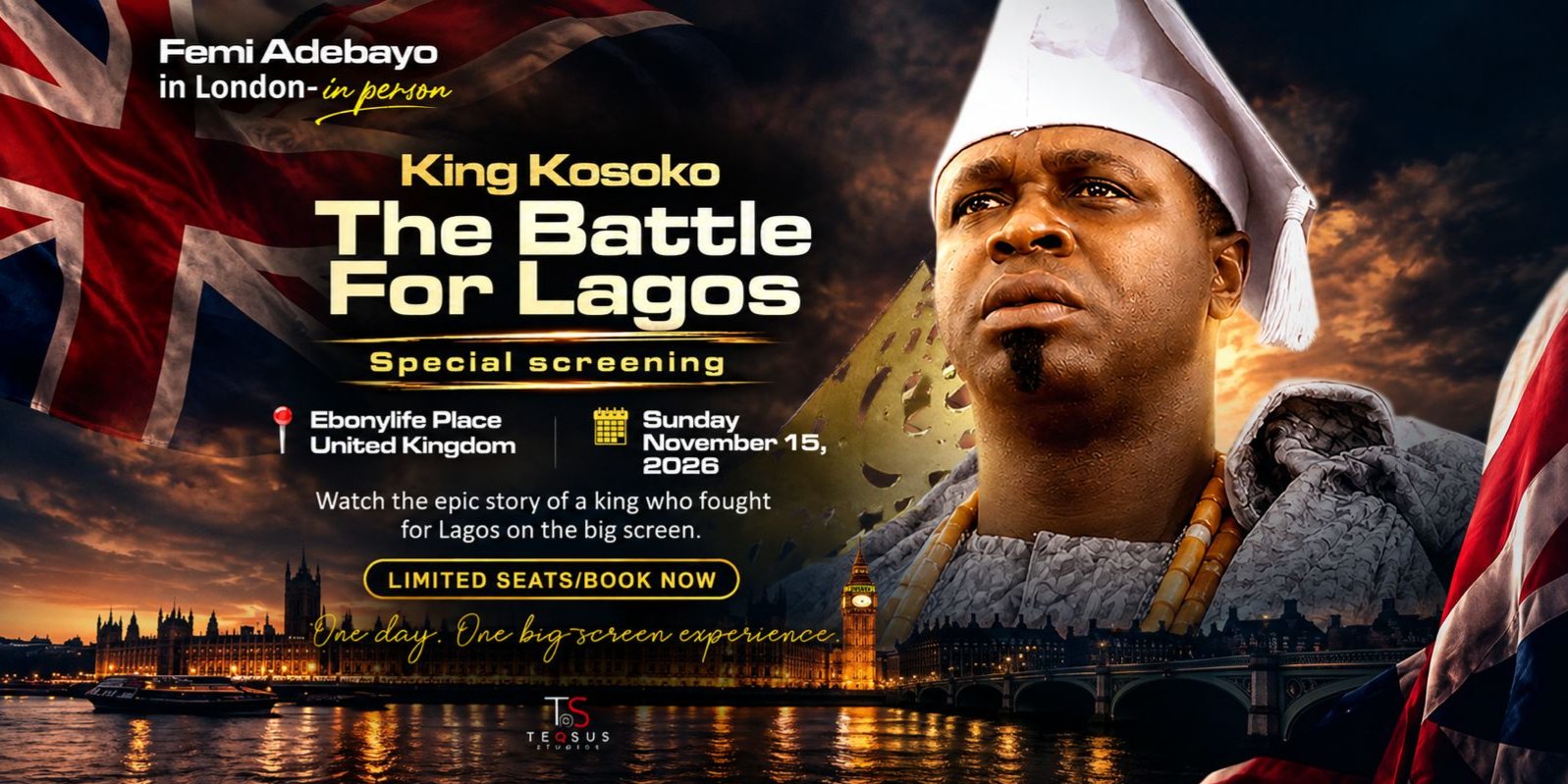 FEMI ADEBAYO IS COMING TO LONDON!