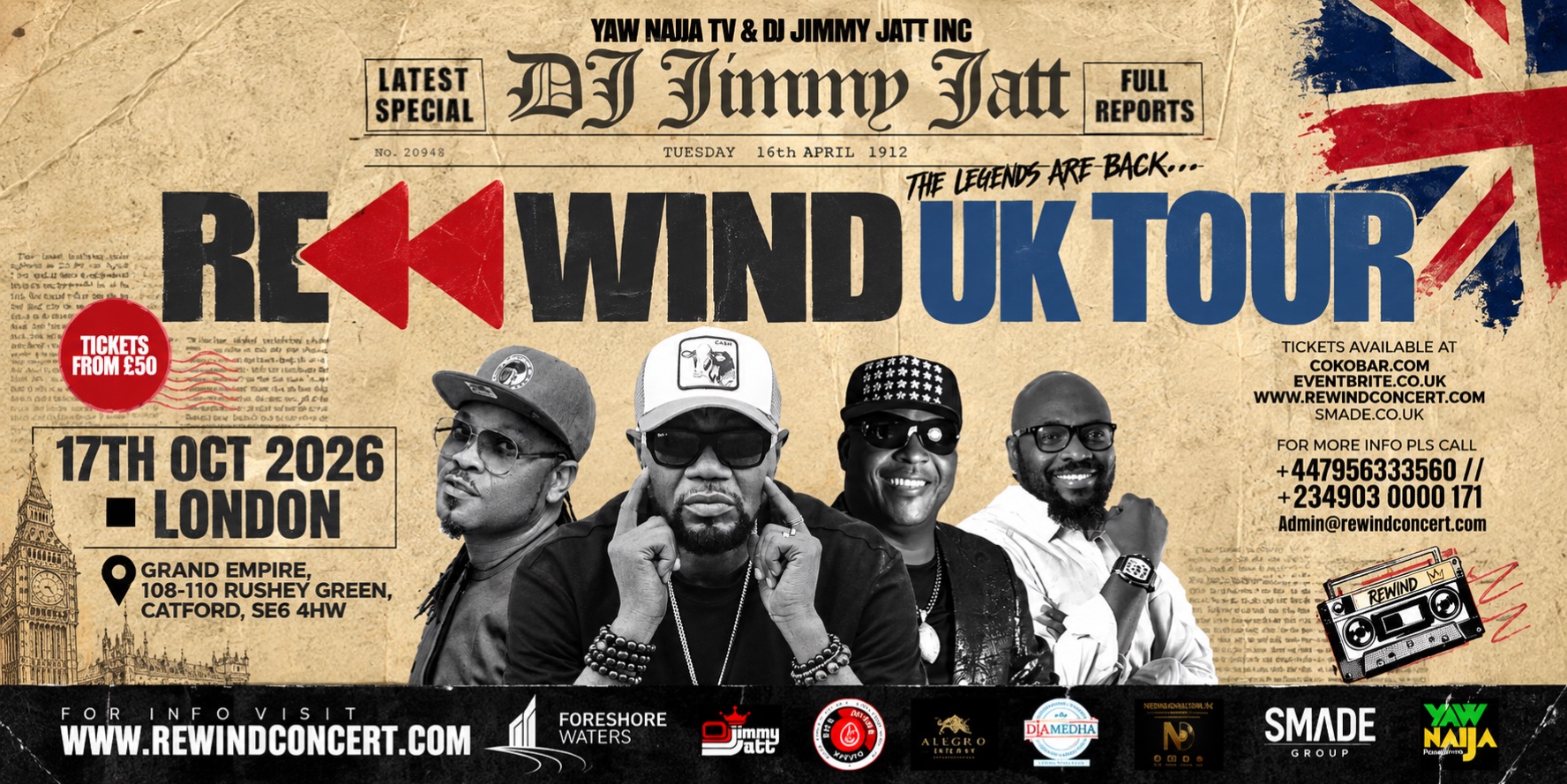 Rewind UK Tour